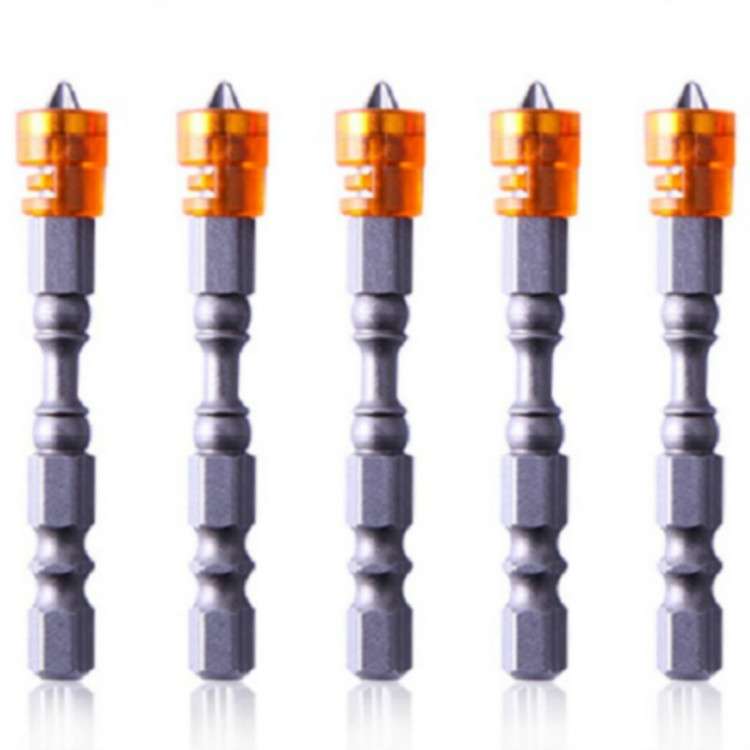 5 PCS 65mm Magnetic Coil Alloy Steel Cross Bit Single Head Electric Drill Electric Screwdriver Head