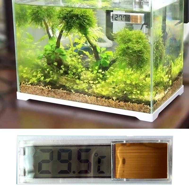 Multi-Functional LCD 3D Digital Electronic Temperature Measurement Fish Tank Aquarium Thermometer(Go