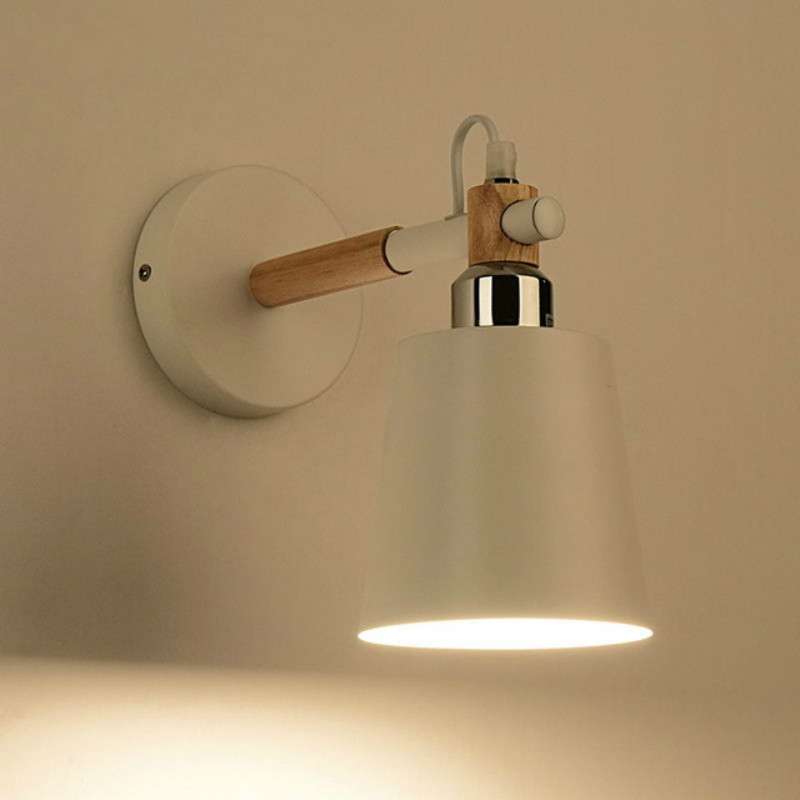 Staircase Aisle Bedside Bedroom Wall Lamp Creative Simple Background Restaurant Oblique Barrel Light