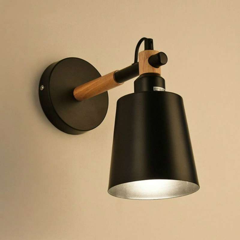 Staircase Aisle Bedside Bedroom Wall Lamp Creative Simple Background Restaurant Oblique Barrel Light