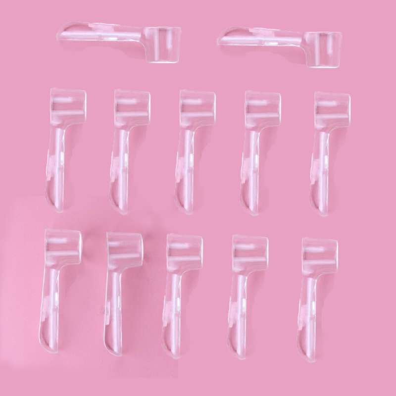 12 PCS Electric Toothbrush Heads Protective Transparent Cover
