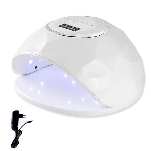 F6 UV LED Lamp Nail Dryer Dual hands Nail Lamp Curing UV Gel Nail Polish With Sensor & Timer & LCD D