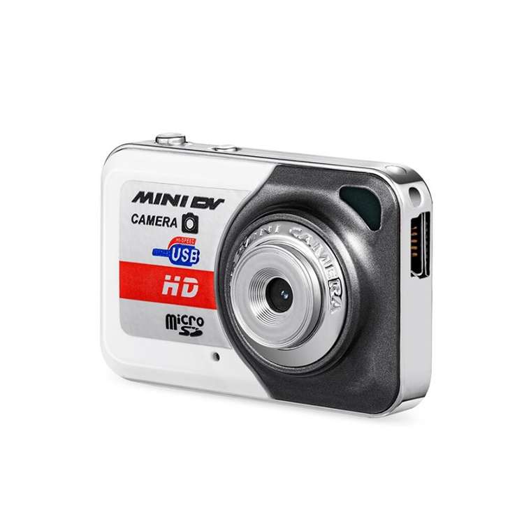 X6 Portable Ultra Mini HD Kids Digital Camera DV Camcorder with Key Ring, Support TF Card(Glamour Gr