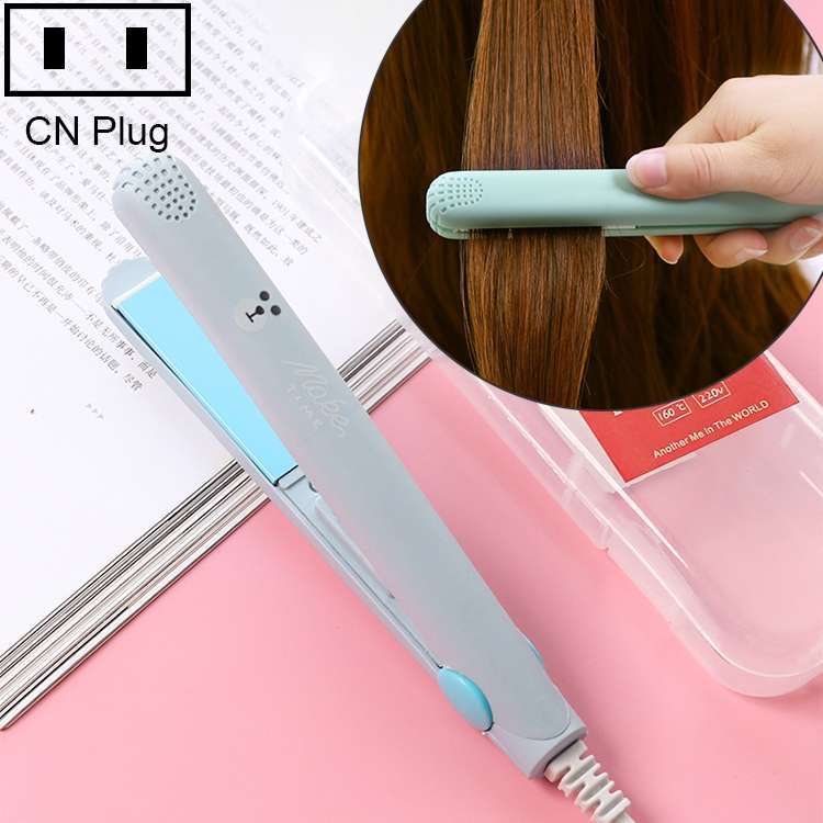 Mini Professional Hair Tools Smoothing Corrugated Travel Straightening Irons(White Rabbit)