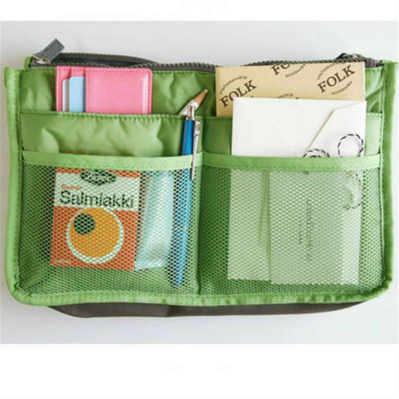 Waterproof Folding Travel Bag Nylon Large Capacity Sundries Storage Bag(Red)