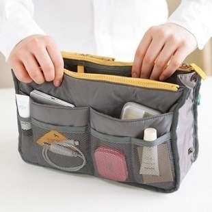 Waterproof Folding Travel Bag Nylon Large Capacity Sundries Storage Bag(Red)