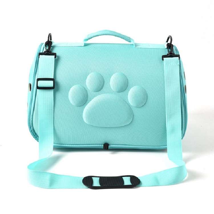 Cats and Dogs Go Out Portable Breathable Foldable EVA Pet Bag, Size:43×25×26cm(Khaki)