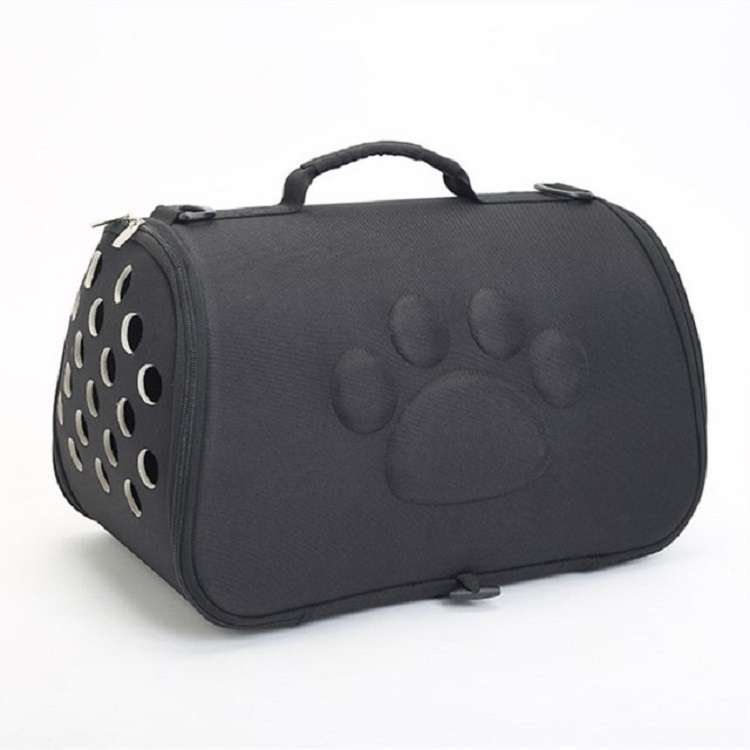 Cats and Dogs Go Out Portable Breathable Foldable EVA Pet Bag, Size:43×25×26cm(Khaki)