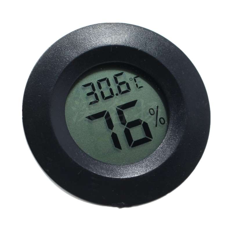 LCD Digital Aquarium Thermometer Marine Water Terrarium Accessories Temperature Measurement Tool(Bla