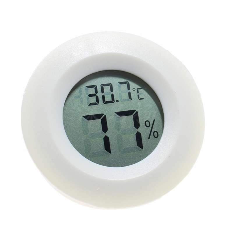 LCD Digital Aquarium Thermometer Marine Water Terrarium Accessories Temperature Measurement Tool(Bla