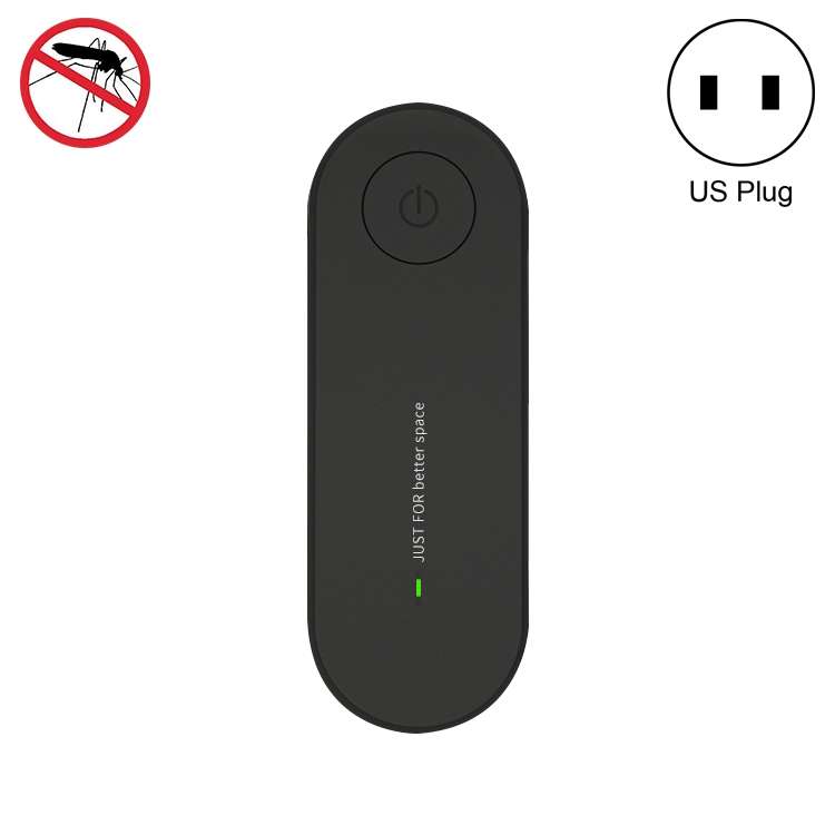 Ultrasonic Mosquito Repellent Electronic Mosquito Killer, Plug Type:US Plug(Black)