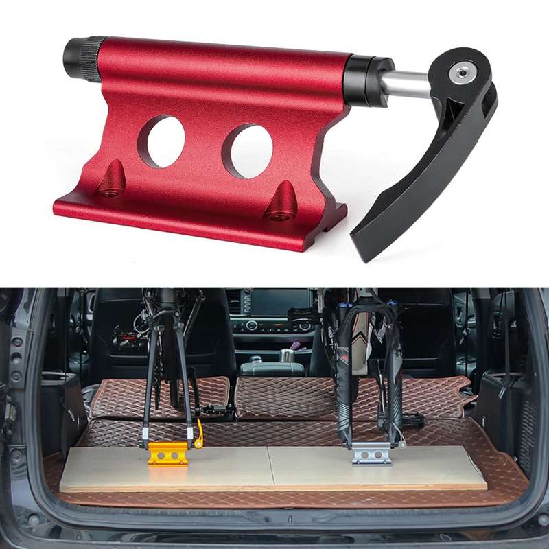 Bicycle Front Fork Fixed Clip Luggage Rack, Size:One Size(Black)
