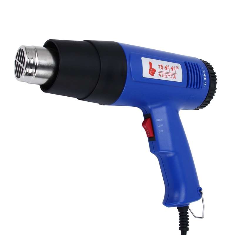 DINGGUAGUA 1800W Industrial Heavy Duty Professional Adjustable Temperature Heat Air Gun Tool (EU Plu