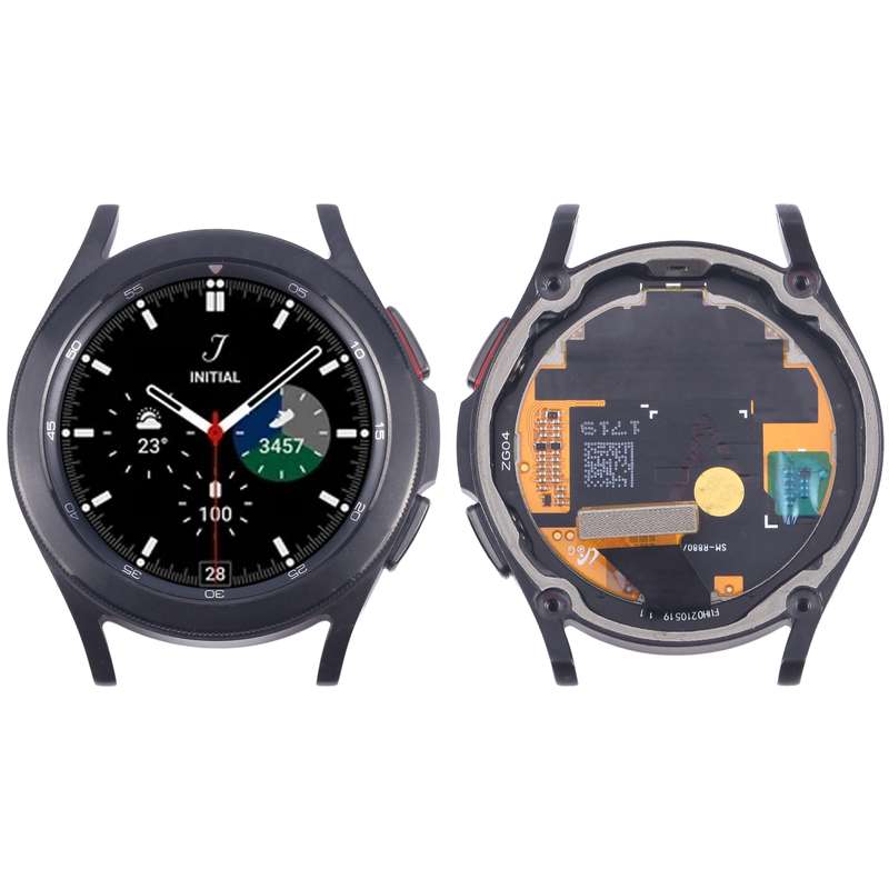 Original LCD Screen Digitizer Full Assembly with Frame for Samsung Galaxy Watch4 Classic 42mm SM-R88