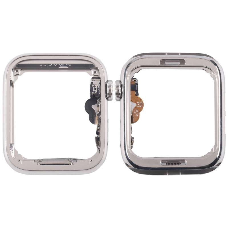 For Apple Watch Series 4 40mm LTE Stainless Steel Middle Frame Bezel Plate with Crown Spin Axis Flex