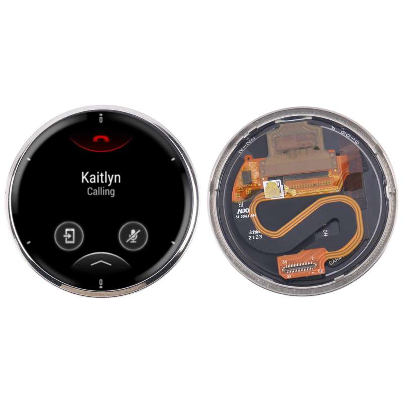 For Garmin Venu 2 Plus Original LCD Screen with Digitizer Full Assembly (Silver)