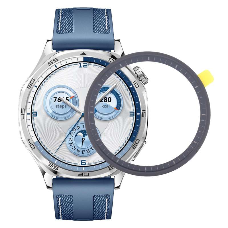For Huawei Watch GT 5 46mm Front Screen Outer Glass Lens (Black)