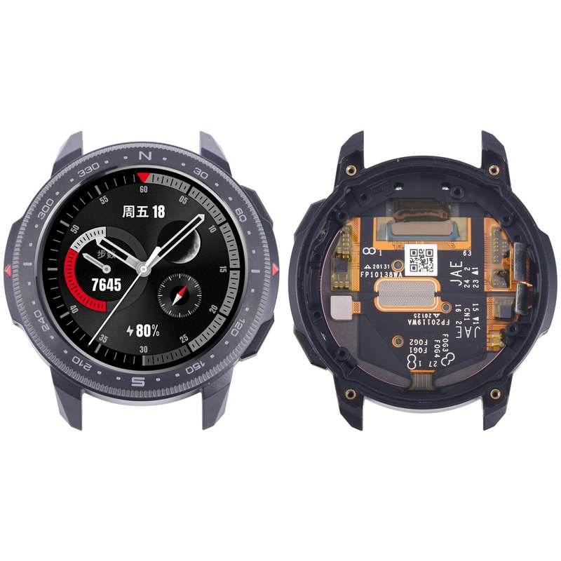For Honor Watch GS Pro Original LCD Screen and Digitizer Full Assembly With Frame (Blue)