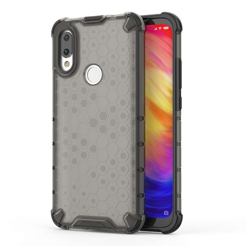 Shockproof Honeycomb PC + TPU Case for Xiaomi Redmi 7(Green)
