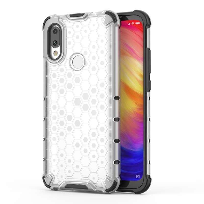 Shockproof Honeycomb PC + TPU Case for Xiaomi Redmi 7(Green)