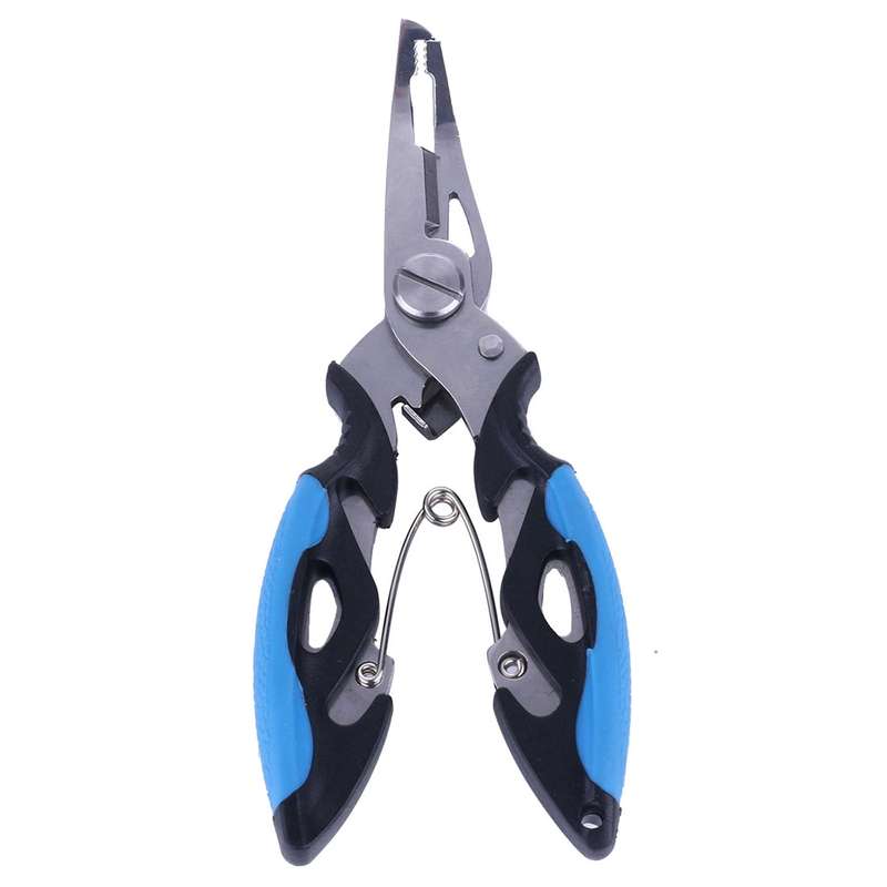HENGJIA QT013 Multifunctional Stainless Steel Jaw Fishing Pliers Scissors Hook Removal Tool Line Cut