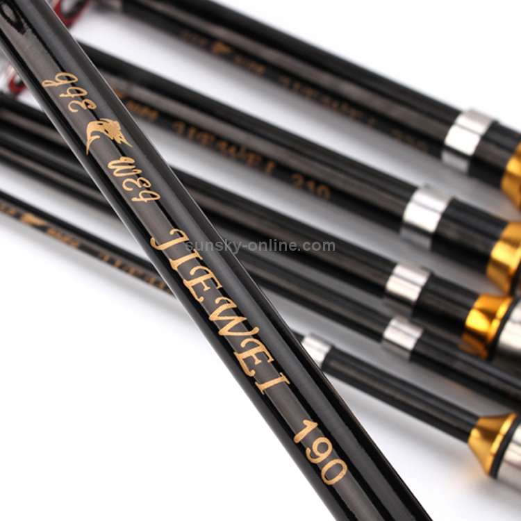 30cm Portable Telescopic Sea Fishing Rod Mini Fishing Pole, Extended Length : 1.0m, Black Tube-ty...