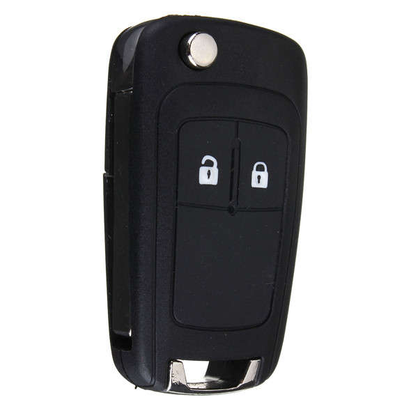 2 Button Remote Flip Key Fob Case Uncut Blade for Vauxhall Opel