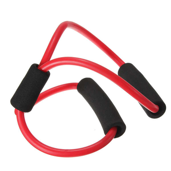 Yoga 8-shaped Resistance Band Tube Body Building Fitness Exercise Tool