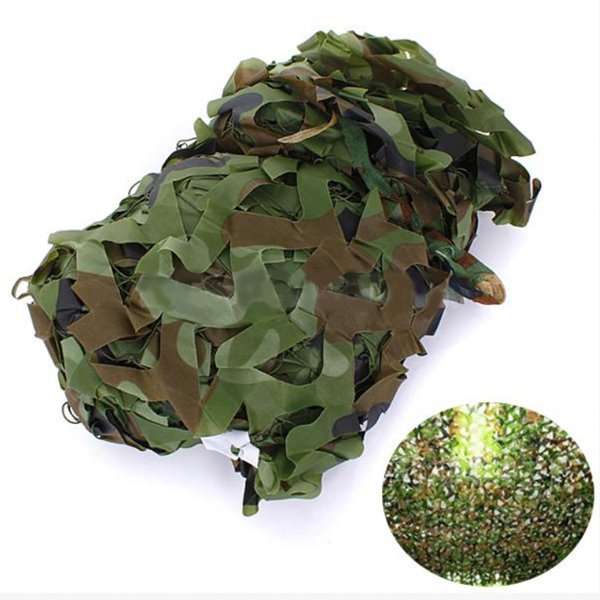 Woodland Camouflage Camo Net For Camping Military Photography