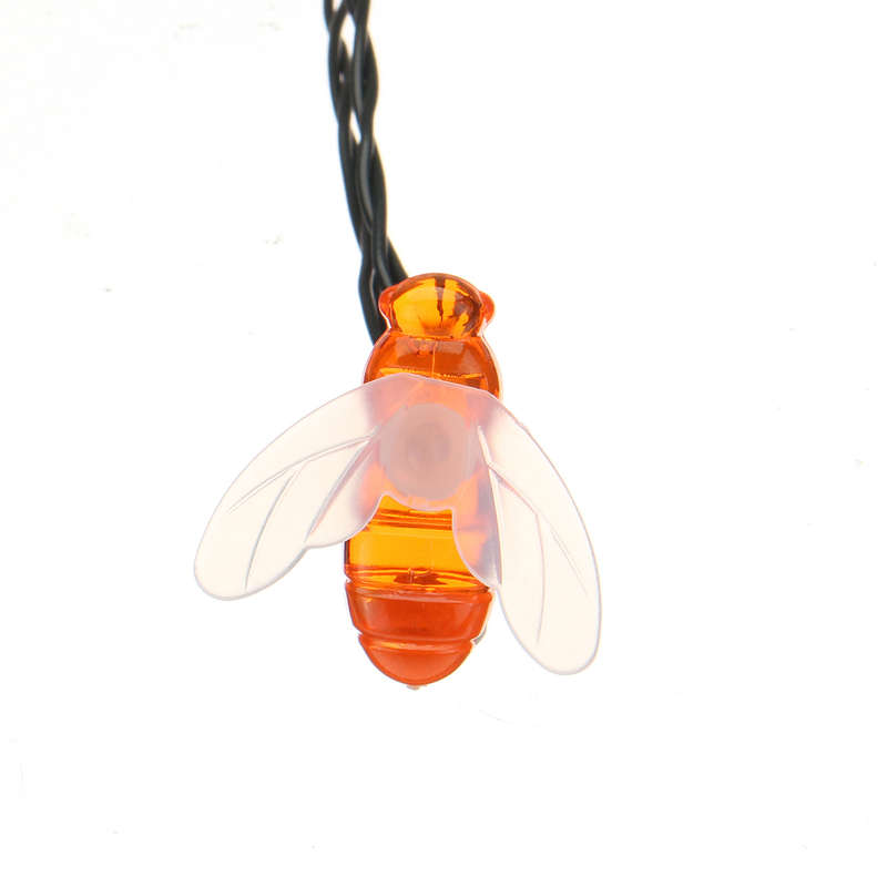 6.5M Solar Powered Honey Bee 30 LED Fairy String Light Party Outdoor Garden Waterproof Hanging Lamp