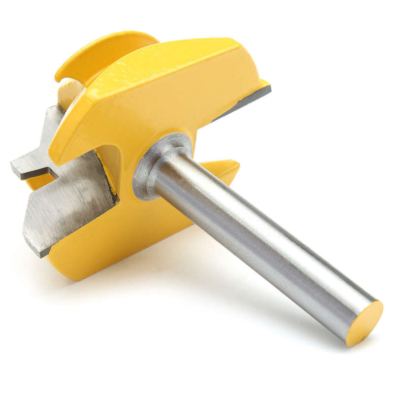 45 Degree Lock Miter Glue Joint Router Bit Woodworking Cutter 8mm Shank Diameter
