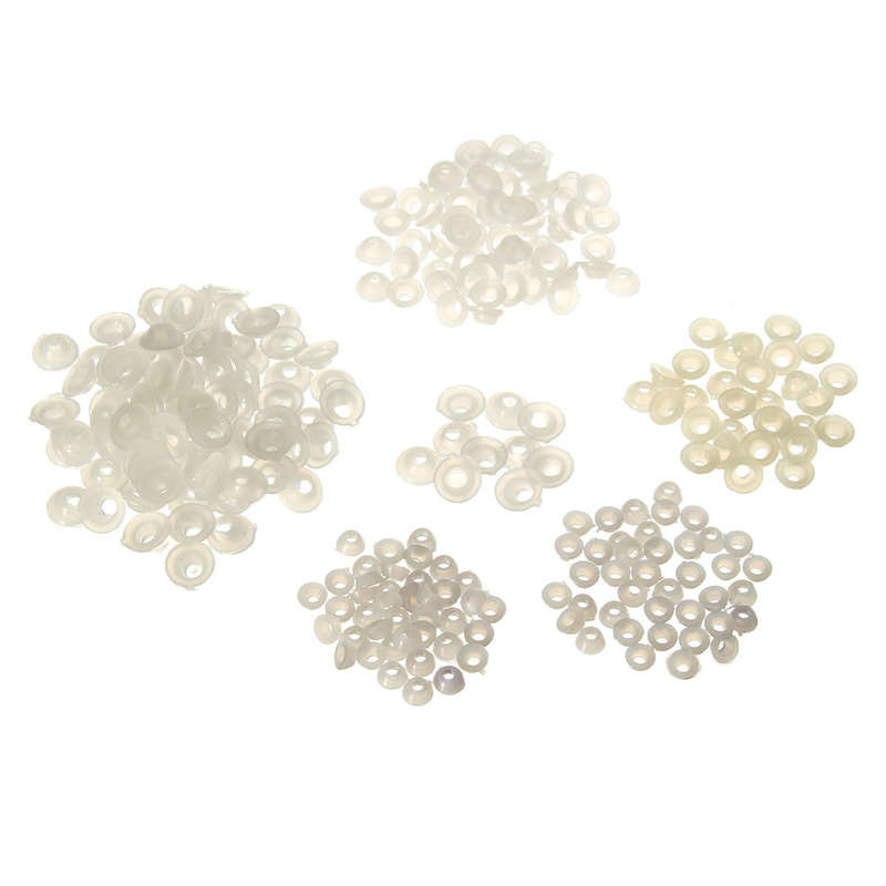 264 Pieces 6 - 12mm Black 10 - 12mm Colourful Safety Eyes Teddy Bear Doll Animal Crafts
