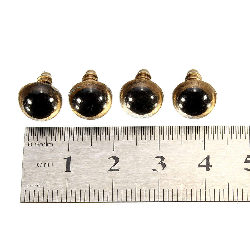 264 Pieces 6 - 12mm Black 10 - 12mm Colourful Safety Eyes Teddy Bear Doll Animal Crafts
