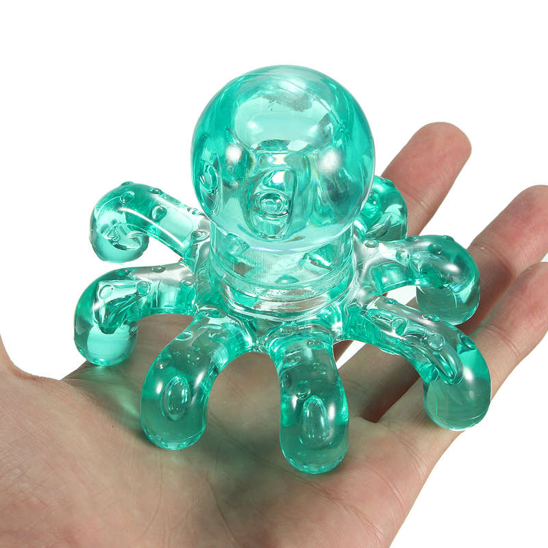 Octopus Hand Held Portable Massager Accessories Neck Body Abdomen