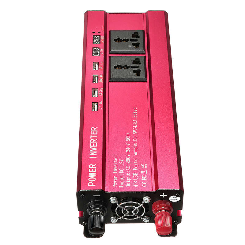 5000W Solar Power Watt Power Inverter Pure Sine Wave 240V Car Caravan Camping