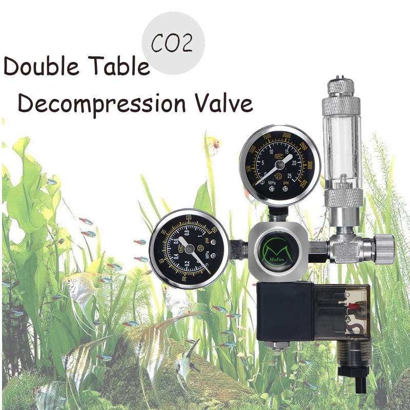 G5/8 W21.8 Aquarium CO2 Regulators Check Valve Bubble Counter Magnetic