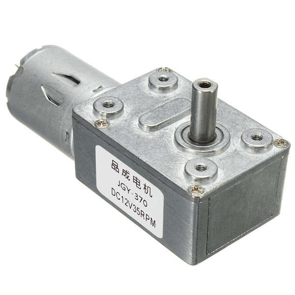 DC 12V 35/60/65/110/220rpm Worm Gear Box Reduction Motor