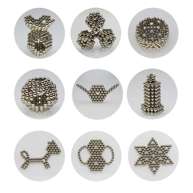 1000PCS Per Lot 5mm Magnetic Buck Ball Magnet Silver Intelligent Stress Reliever Toys Gift