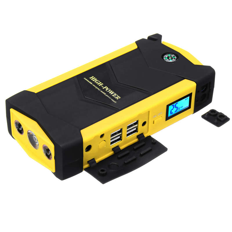 4USB Car Jump Starter 82800mAh Jump Starter Battery Pack Portable Boaster Po
