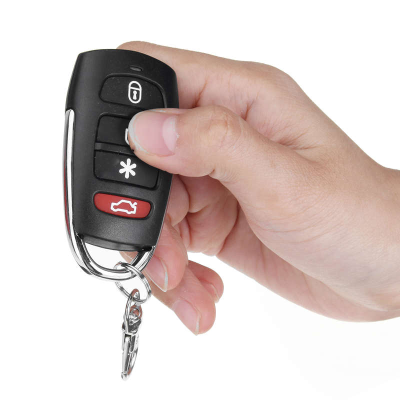 Remote Control Car Alarm System + Keyless Entry Security 4 Door Central Locking