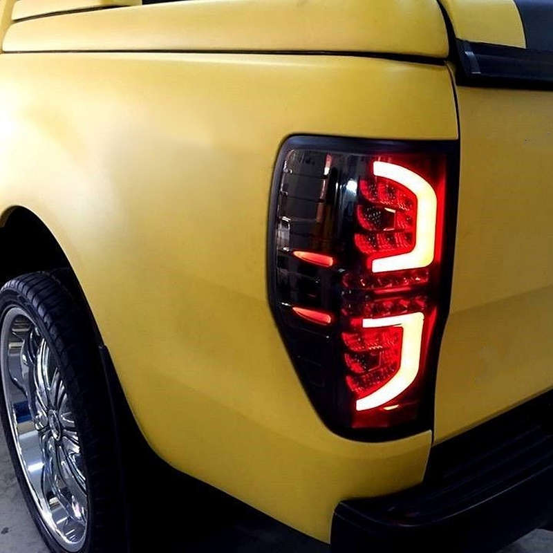 + Smoked LED Rear Tail Lights Lamp for Ford Ranger PX T6 MK2 XL XLT XLS Wildtrak AT