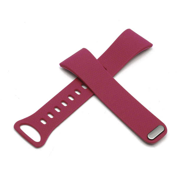 Ajustable Silicone Replacement Watch Strap Band for Samsung Gear Fit 2 (COLOR: DEEPRED)