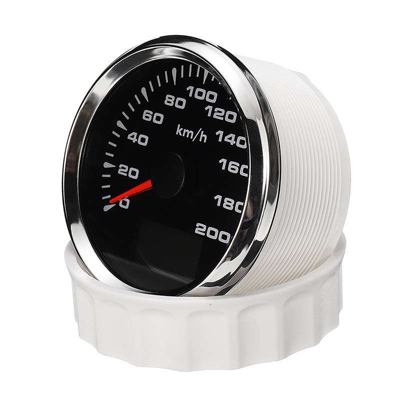 200km/h DC9-32V 85mm GPS Speedometer Speed Meter Gauge Waterproof For