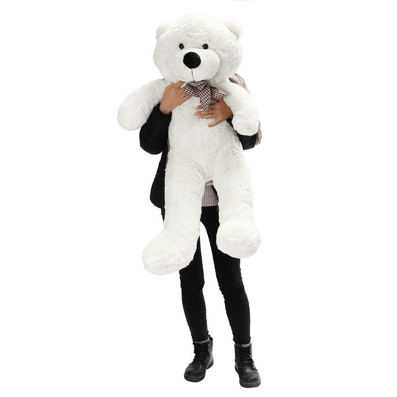 140cm/55 Inch Semi-Finished Giant Big Unstuffed Teddy Bear Skin Shell Skins Kid Baby Plush Toys"