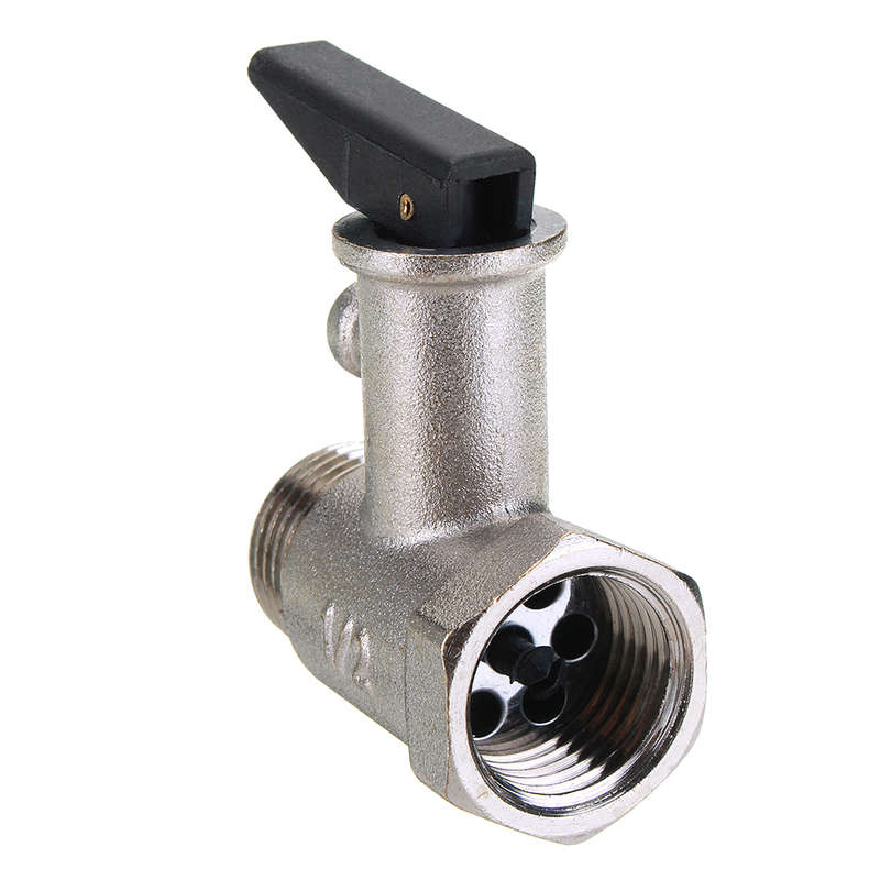 TMOK TK902 1/2 Inch DN15 Brass Valve Water Heater Safety Spring Type Safety Pressure Relief Valves