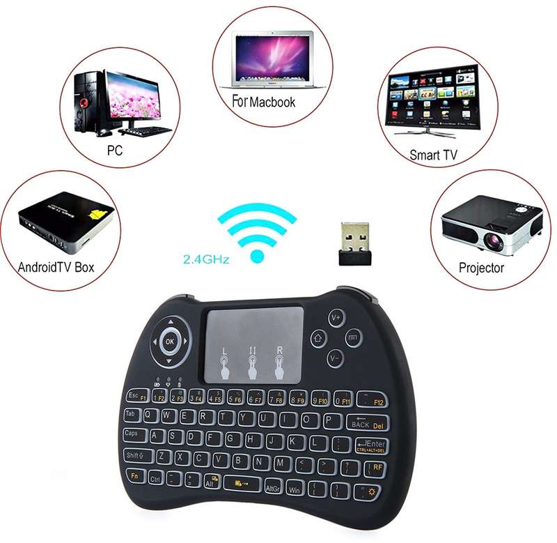 H9 backlit air mouse