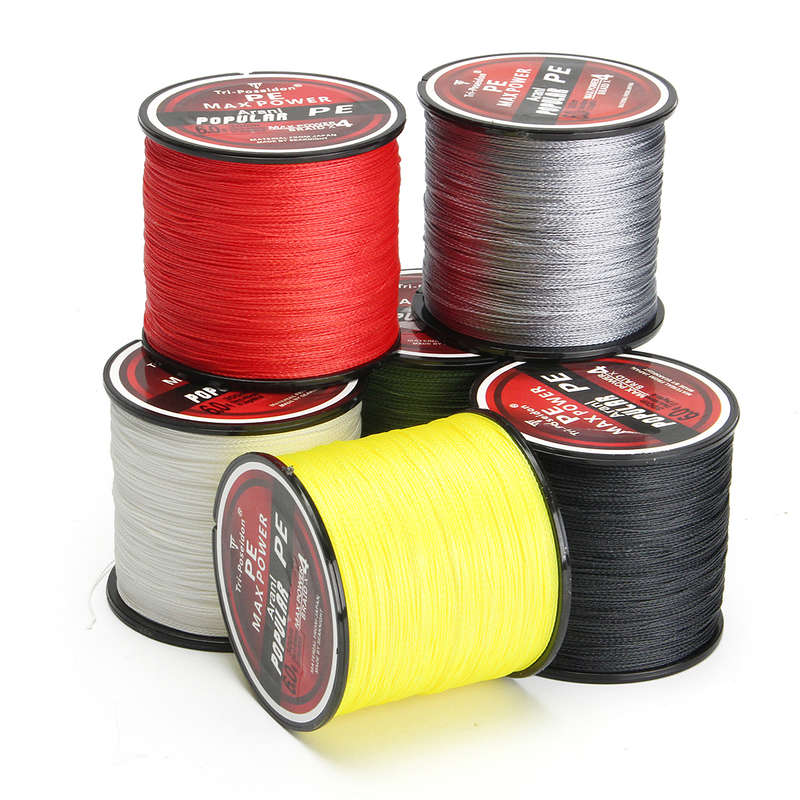 300M Super Strong 4 Strands PE Spectra Braided Wire Fish Rope Sea Fishing Lines 8-60LB  (SIZE: #11)