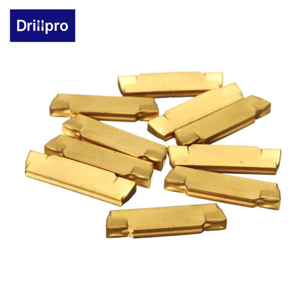 10pcs MGMN200-G 2mm Carbide Inserts for MGEHRMGIVR Grooving Cut-Off Tool
