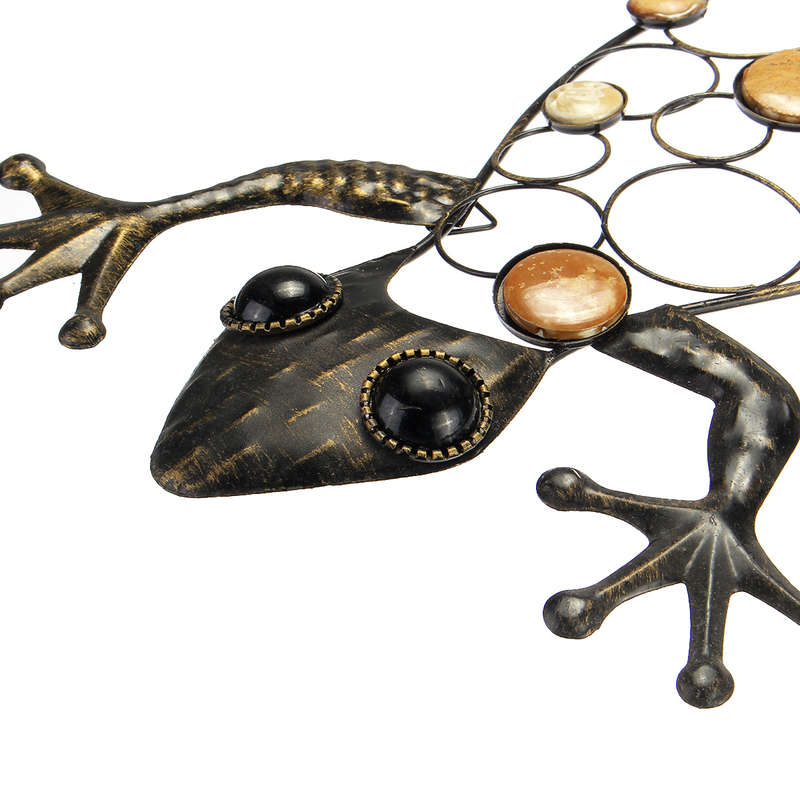 Frog Iron Metal Craft Garden Hanging Wall Art Ornament Mounted Home Decorations