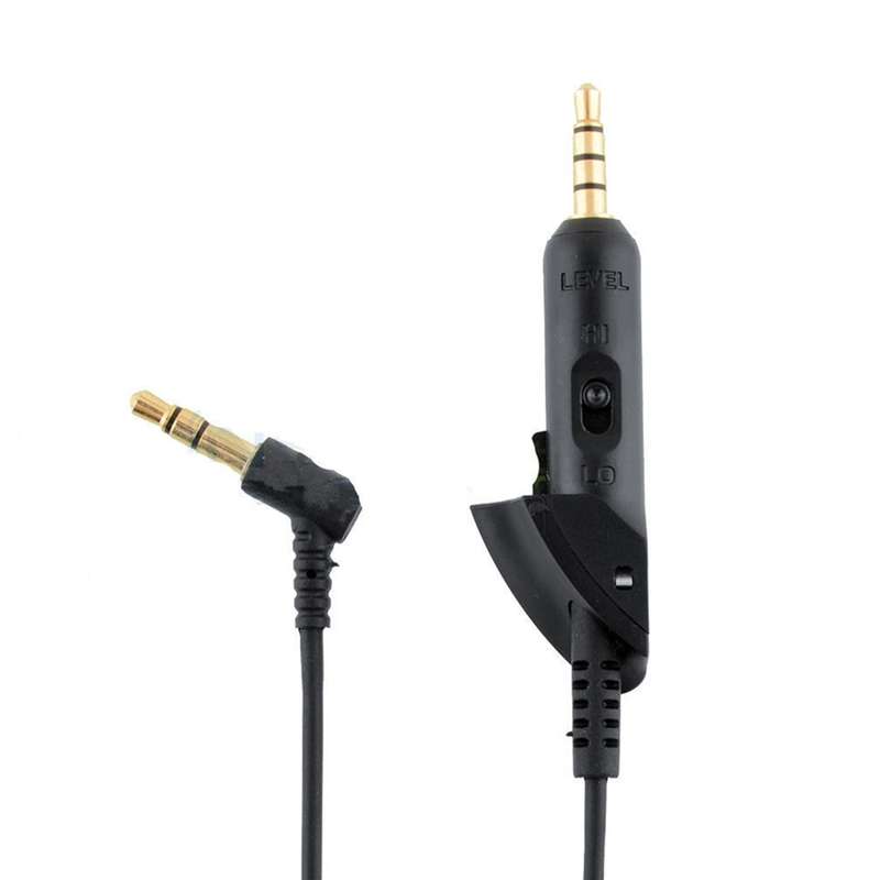 3.5mm Audio Cable Replacement 1.5m Cord Wire with Mic For Bose Quiet Comfort QC15 QC2 Headphone